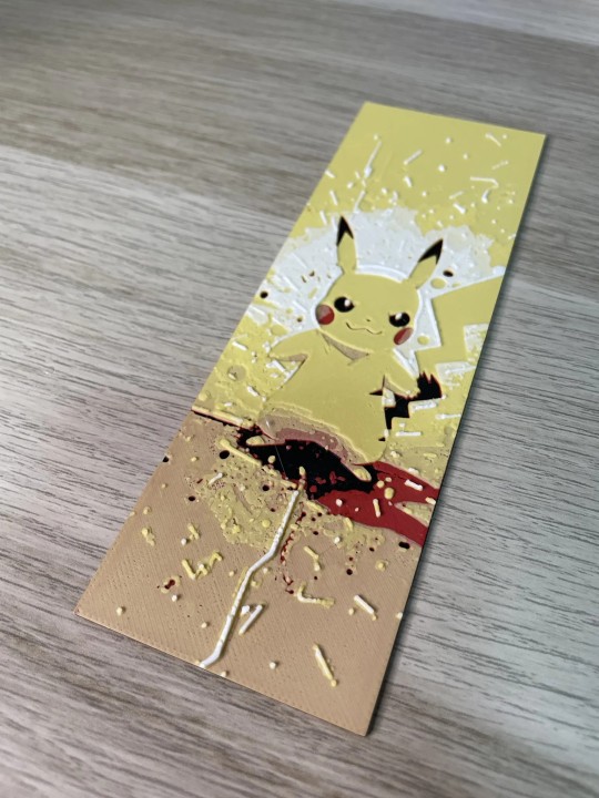 Pikachu - Lamina 3D
