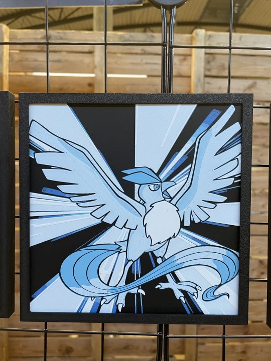 Articuno - Lamina 3D 15X15