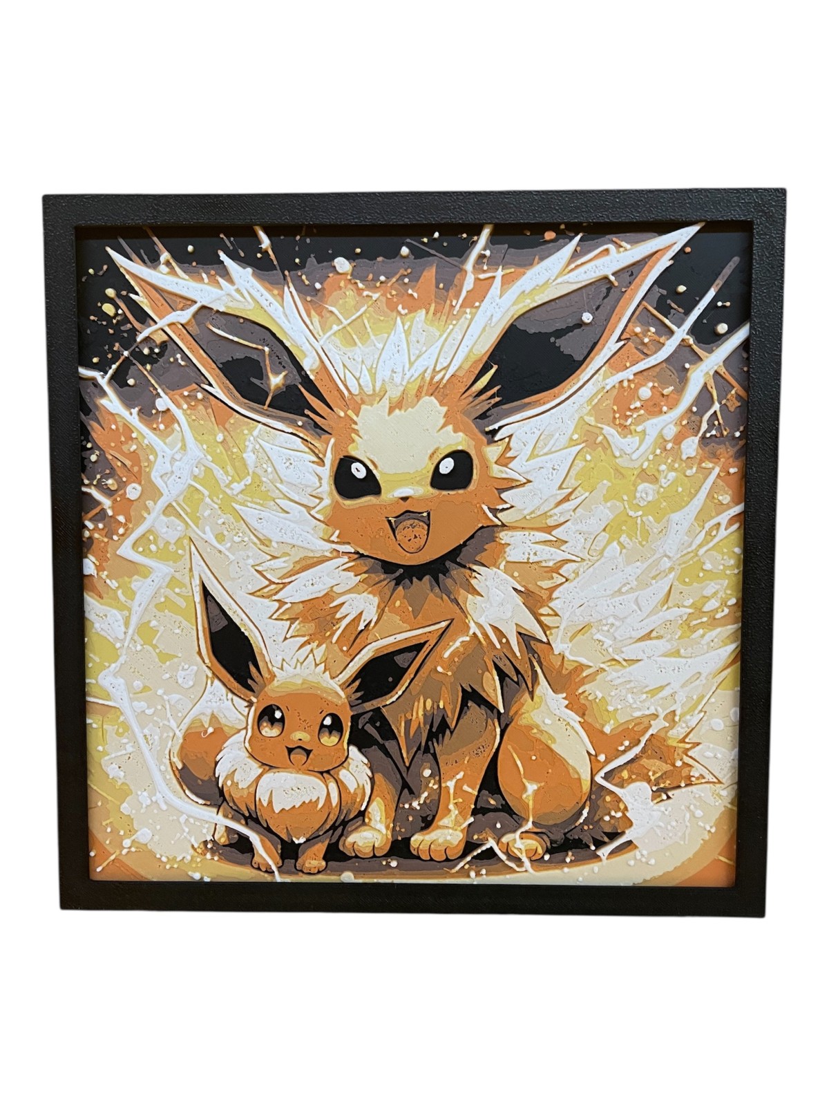 Eevee & Jolteon - Lamina 3D 15X15