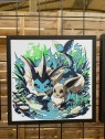 Eevee & Vaporeon - Lamina 3D 15X15