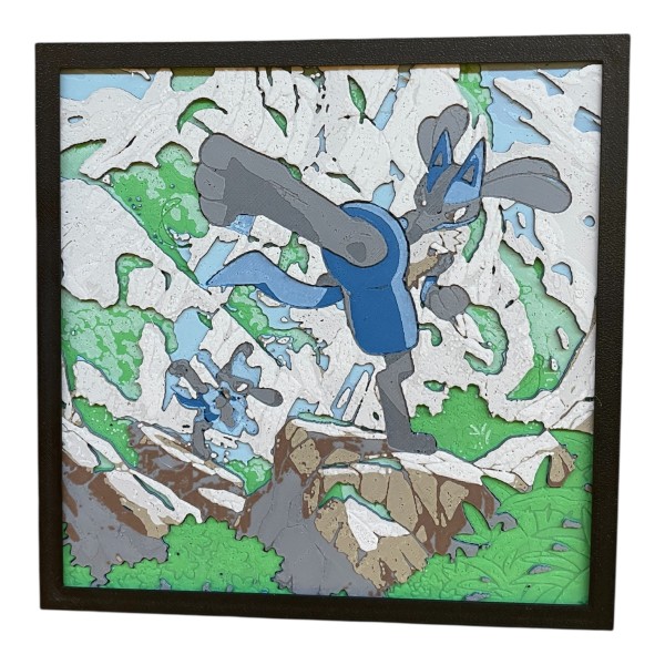 Lucario - Lamina 3D 15X15