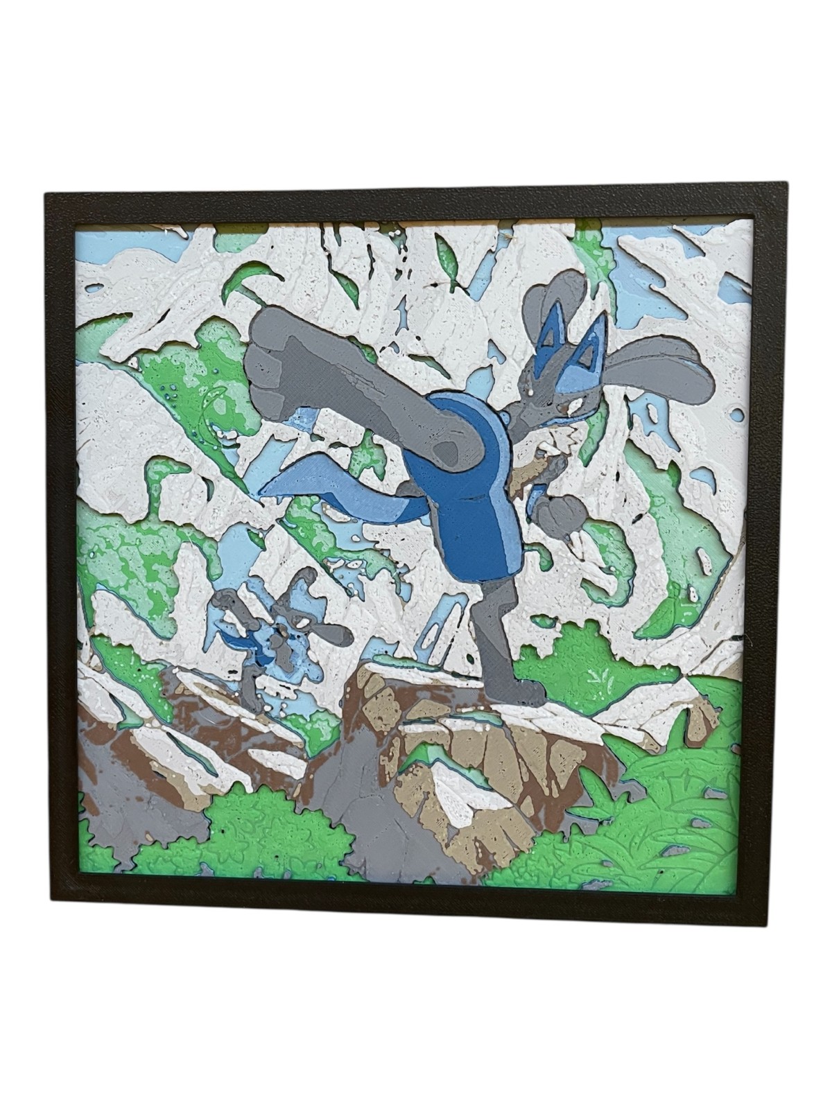 Lucario - Lamina 3D 15X15
