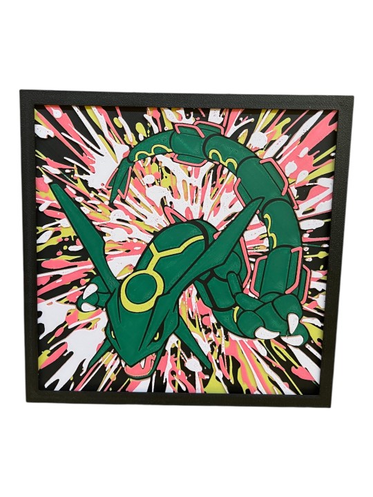 Rayquaza - Lamina 3D 15X15