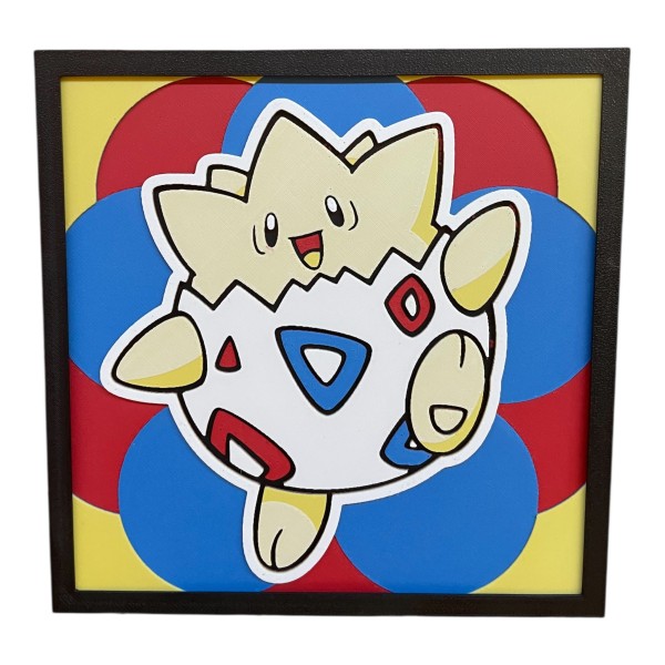 Togepi - Lamina 3D 15X15